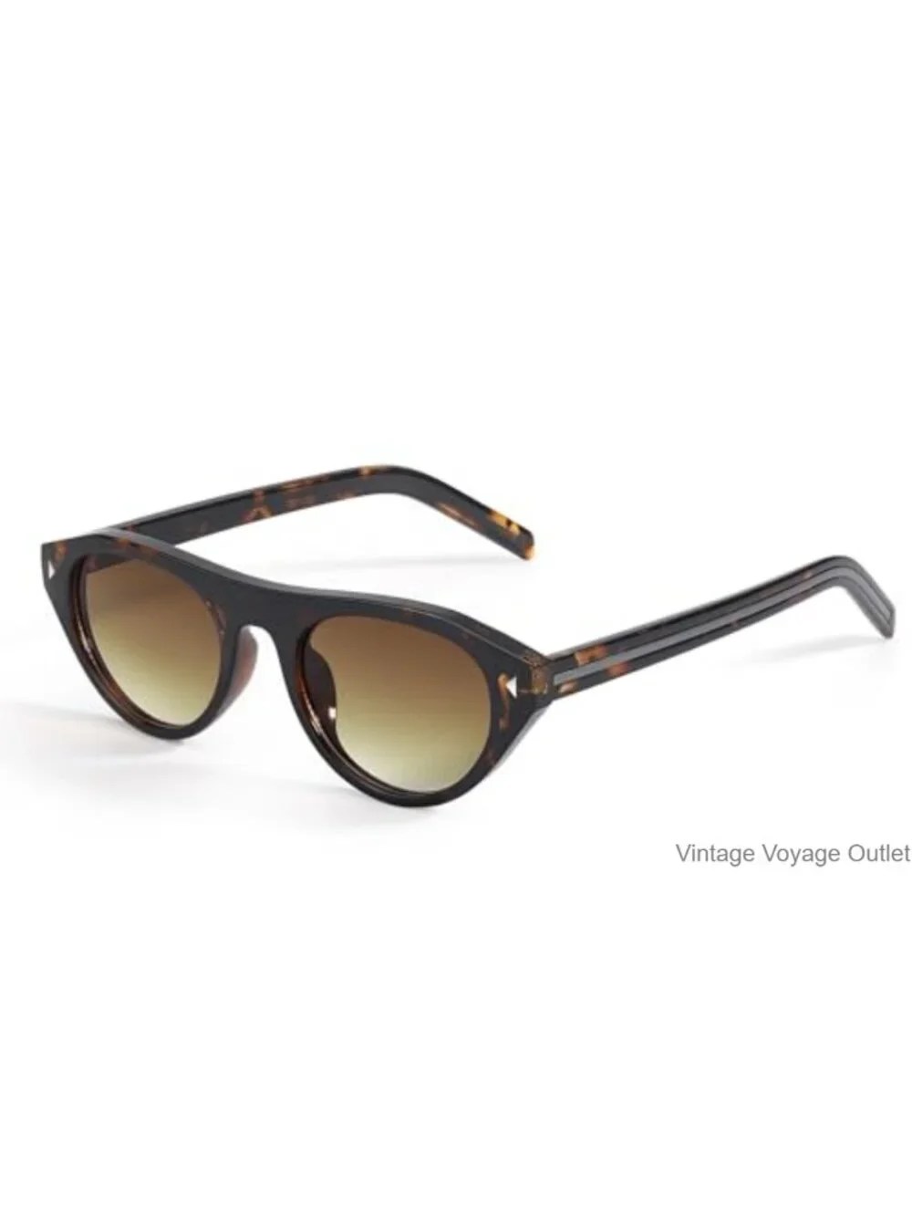 Retro Oval Cat Eye Sunglasses Women UV400 Protection Lightweight